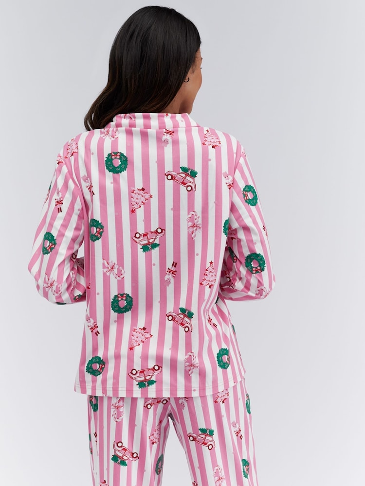 Boux Avenue Bow Gingham Cotton Pyjama In A Bag - Image 2 of 9