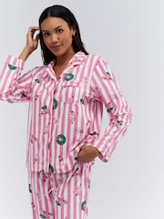 Boux Avenue Bow Gingham Cotton Pyjama In A Bag - Image 4 of 9