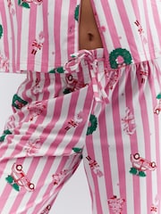 Boux Avenue Bow Gingham Cotton Pyjama In A Bag - Image 7 of 9