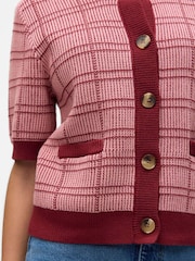 VERO MODA Knitted Short Sleeve Cardigan - Imagem 4 de 5