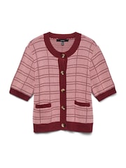 VERO MODA Knitted Short Sleeve Cardigan - Imagem 5 de 5