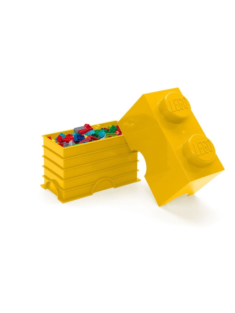 LEGO Bright Yellow Storage 2 Brick - Image 3 of 3 LEGO Bright Yellow Storage 2 Brick - Image 3 of 3
