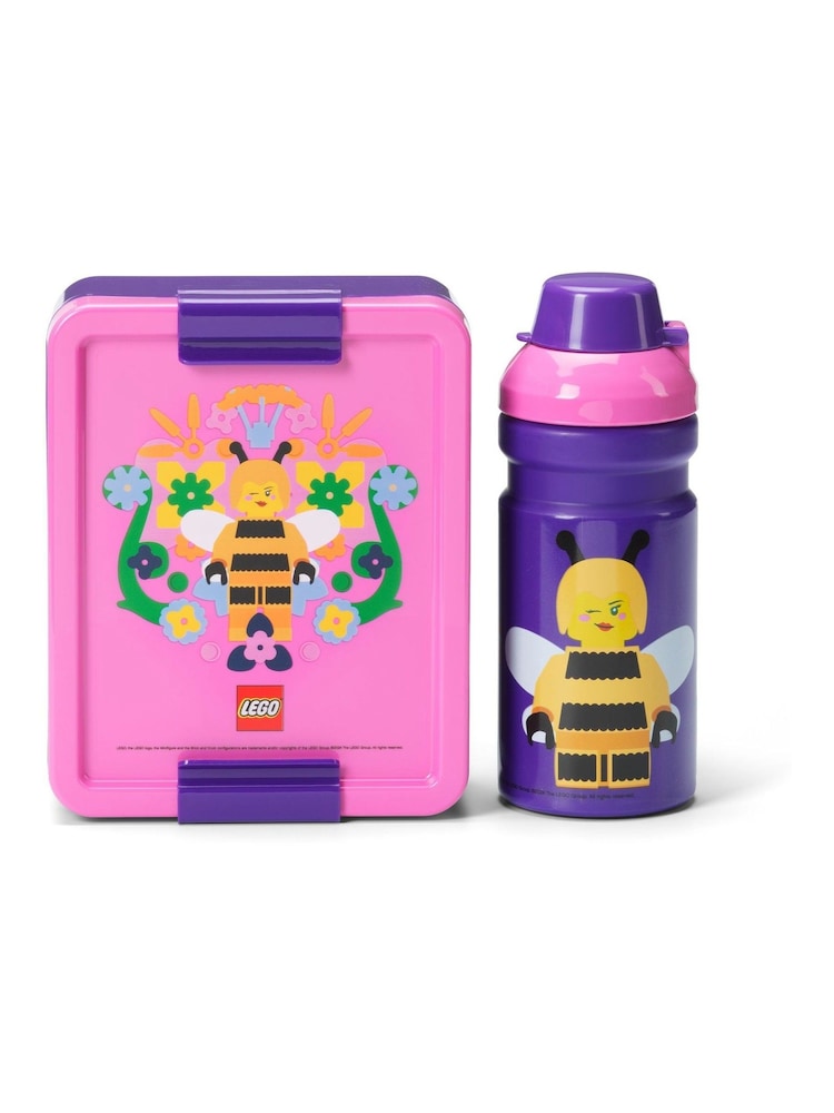 Lego Lilac Bee Lunch Box Set - Image 1 of 3