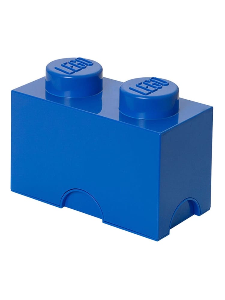 LEGO Bright Blue 2 Brick Storage - Image 1 of 3 LEGO Bright Blue 2 Brick Storage - Image 1 of 3