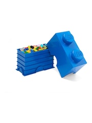 LEGO Bright Blue 2 Brick Storage - Image 2 of 3