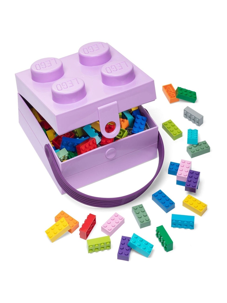 Lego Lavender 4 Brick Lunchbox - Image 2 of 4