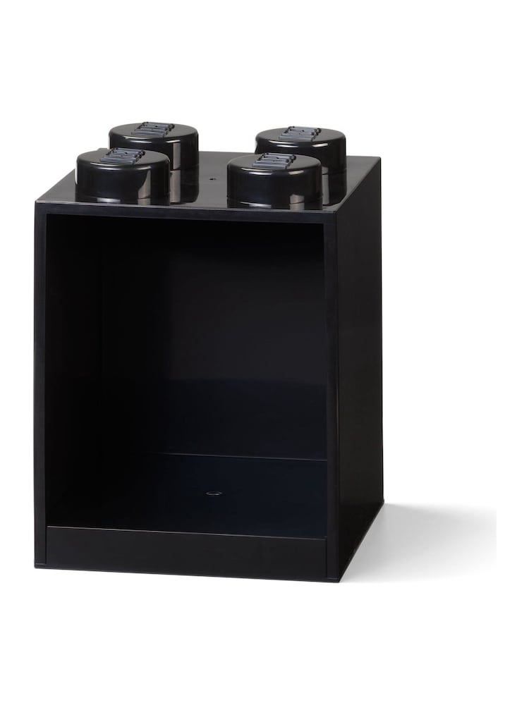 Lego Black 4 Brick Shelf - Image 1 of 2