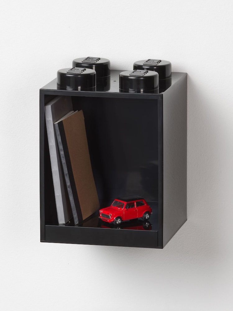 Lego Black 4 Brick Shelf - Image 2 of 2