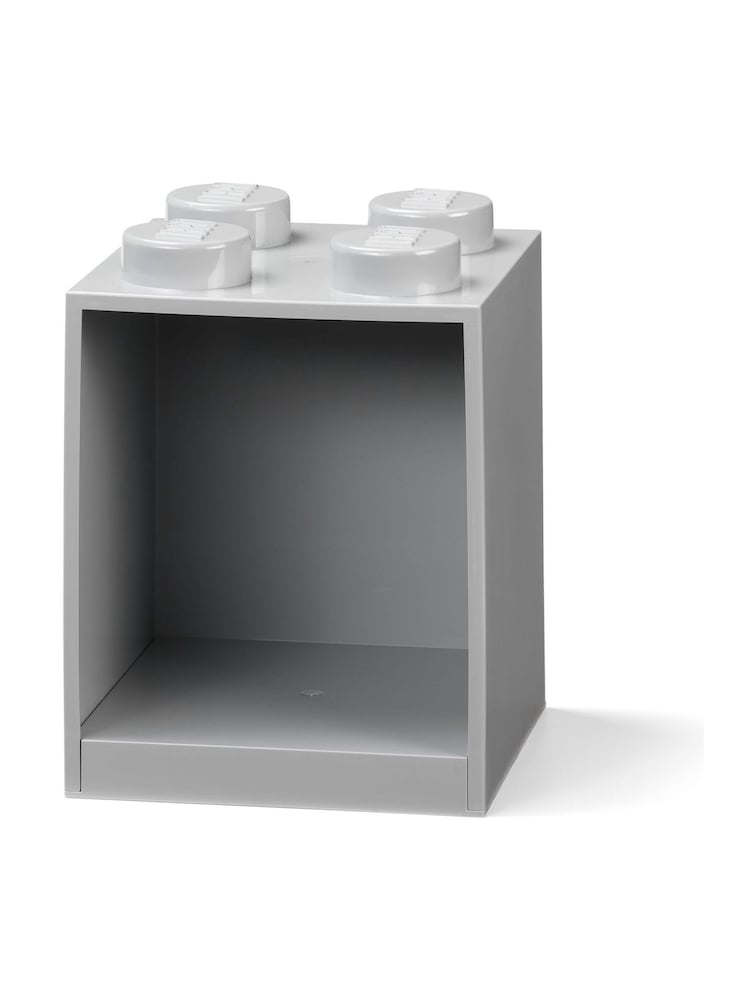 Lego Stone Grey 4 Brick Shelf - Image 1 of 4