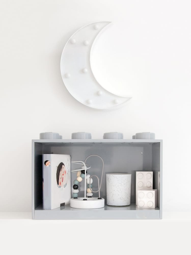 Lego Stone Grey 4 Brick Shelf - Image 4 of 4