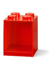 Lego Bright Red 4 Brick Shelf - Image 1 of 3