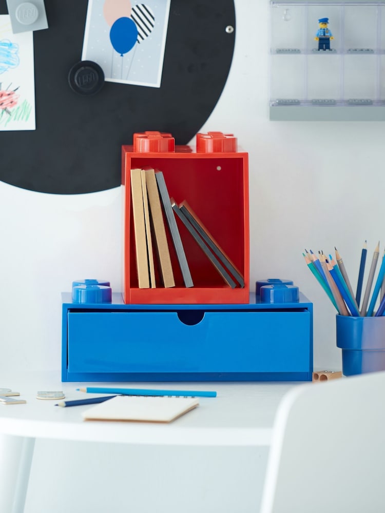 Lego Bright Red 4 Brick Shelf - Image 3 of 3