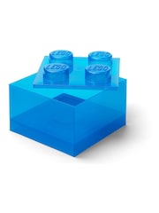 Lego Translucent Blue 4 Brick TBLU Storage - Image 2 of 4