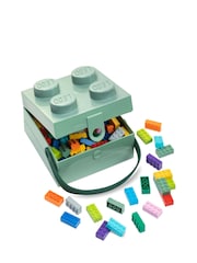 Lego Sand Green 4 Brick Lunchbox - Image 2 of 3