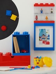 Lego Bright Blue 4 Brick Shelf - Image 3 of 4