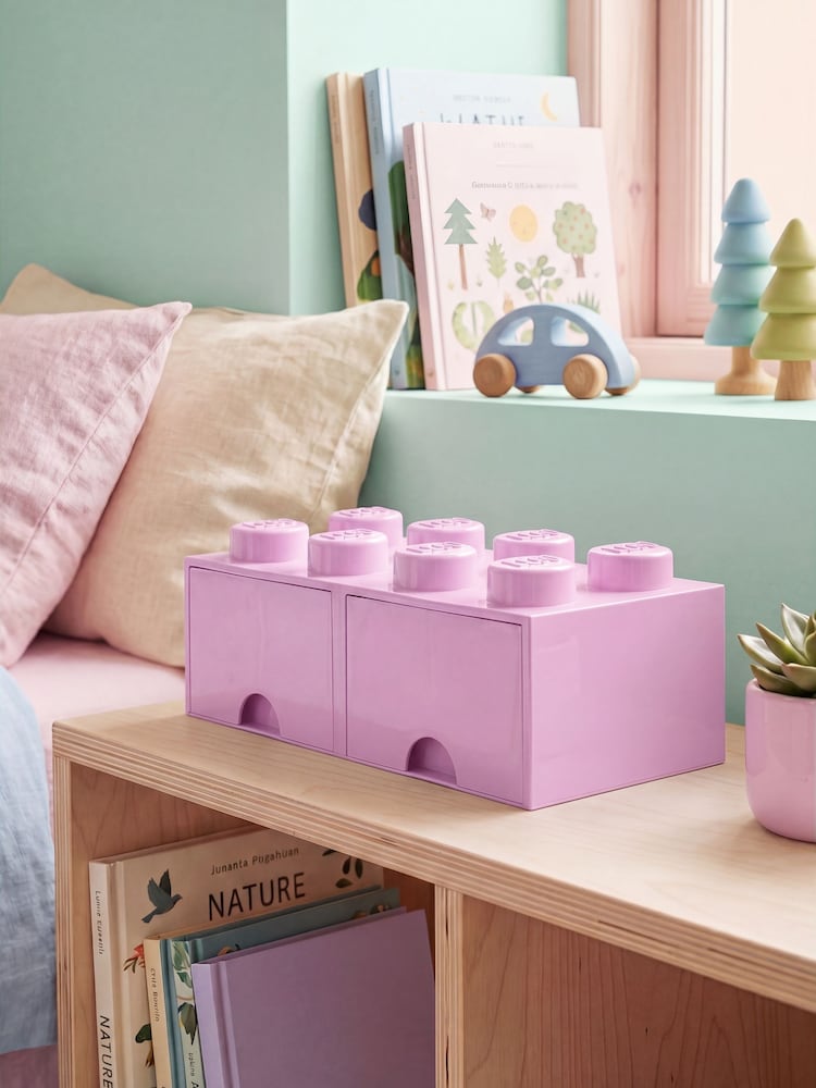 LEGO Light Purple Drawer 8 Brick Storage - Image 5 of 5