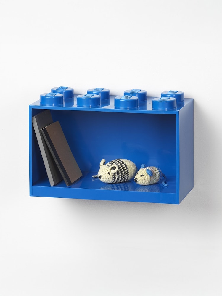 Lego Bright Blue Shelf 8 Brick - Image 2 of 3