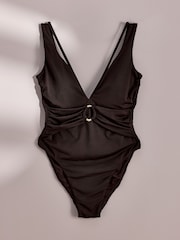 AIYLA Chocolate Brown Premium Swimsuit - Image 6 of 9