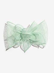 Lipsy Sage Green Fascinator Hair Clip - Image 3 of 5