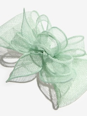 Lipsy Sage Green Fascinator Hair Clip - Image 4 of 5