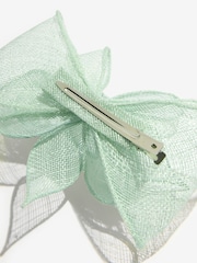 Lipsy Sage Green Fascinator Hair Clip - Image 5 of 5