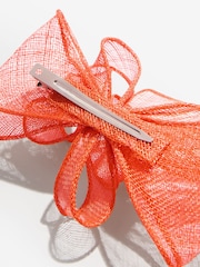 Lipsy Orange Fascinator Hair Clip - Image 5 of 5