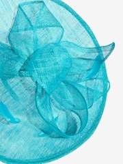 Lipsy Turquoise Blue Oversized Loop Disk Fascinator Headband - Image 5 of 5