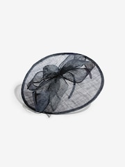 Lipsy Navy Oversized Loop Disk Fascinator Headband - Image 4 of 4