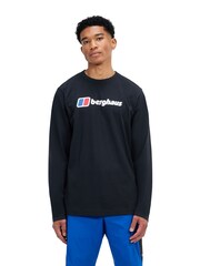 Berghaus Black Large Logo Long Sleeve T-Shirt - Image 1 of 5