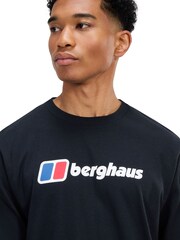 Berghaus Black Large Logo Long Sleeve T-Shirt - Image 2 of 5