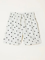 FatFace Cassie Painted Spot Ric Rack Shorts - Image 6 of 6