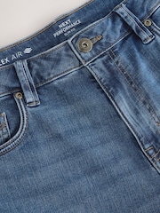 Blue Denim Slim Fit Motionflex Jeans With Linen - Image 11 of 12