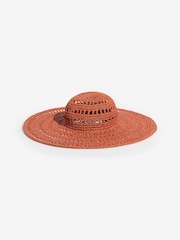 Orange - Friends Like These Openwork Floppy Beach Hat - Bild 5 von 8