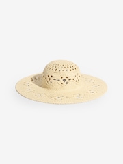 Friends Like These Natural Oversized Beach Hat - Image 3 of 5