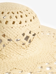 Friends Like These Natural Oversized Beach Hat - Image 4 of 5