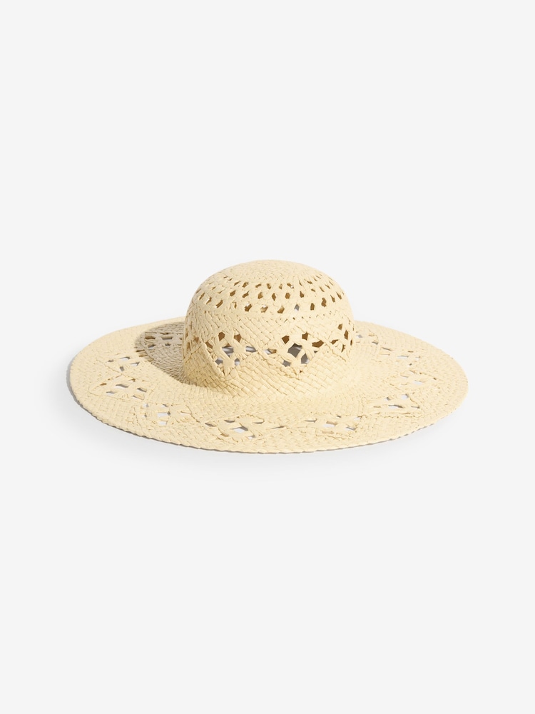 Friends Like These Natural Oversized Beach Hat - Image 5 of 5