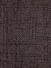 Brown Relaxed Fit Cotton Blend Textured Check Suit Trousers - Image 9 of 9