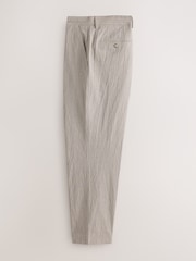 Stone - Relaxte pasvorm, katoenmix, gestreepte pantalon - Afbeelding 8 van 11