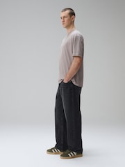 Black Baggy Fit Authentic Jeans - Image 3 of 6