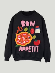 Brands In Black Bon Appetit Sweatshirt and Leggings Set - Image 2 of 3