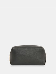 Whistles Black Ria Mini Leather Zip Pouch - Image 1 of 4