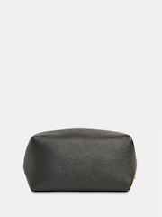 Whistles Black Ria Mini Leather Zip Pouch - Image 2 of 4