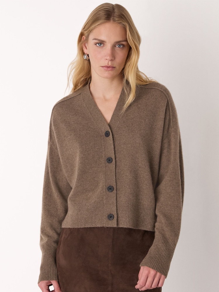 Whistles Cashmere Button Cardigan - Bild 1 von 5