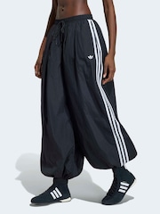 adidas Originals Grey Firebird Balloon Trackpant Trousers - Image 1 of 5