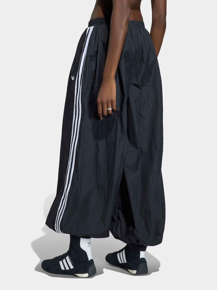 adidas Originals Grey Firebird Balloon Trackpant Trousers - Image 2 of 5