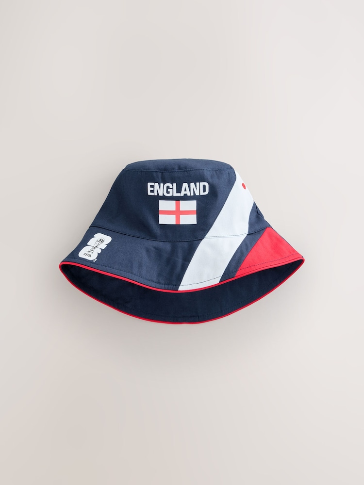 Navy England FIFA World Cup 2026™ Bucket Hat (3-16yrs) - Image 1 of 3