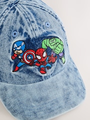 دنيم أزرق Avengers - قبّعة بتصميم شخصية Marvel (1 - 13 سنة) - صورة 2 من 3
