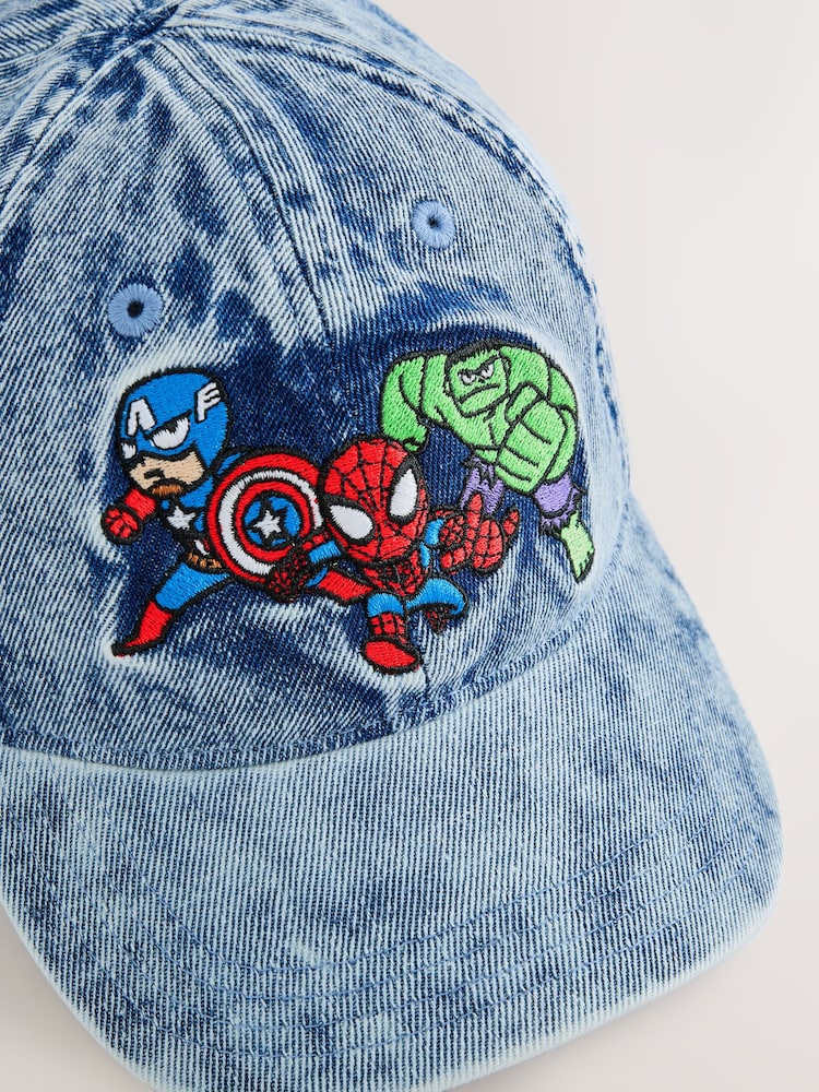 دنيم أزرق Avengers - قبّعة بتصميم شخصية Marvel (1 - 13 سنة) - صورة 2 من 3 دنيم أزرق Avengers - قبّعة بتصميم شخصية Marvel (1 - 13 سنة) - صورة 2 من 3