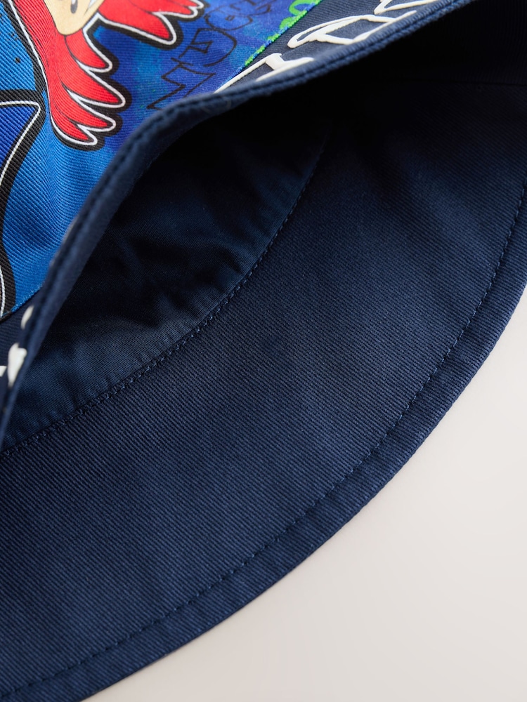 Azul/negro - Sonic the Hedgehog Bucket Hat (3-13yrs) - Imagen 3 de 3 Azul/negro - Sonic the Hedgehog Bucket Hat (3-13yrs) - Imagen 3 de 3