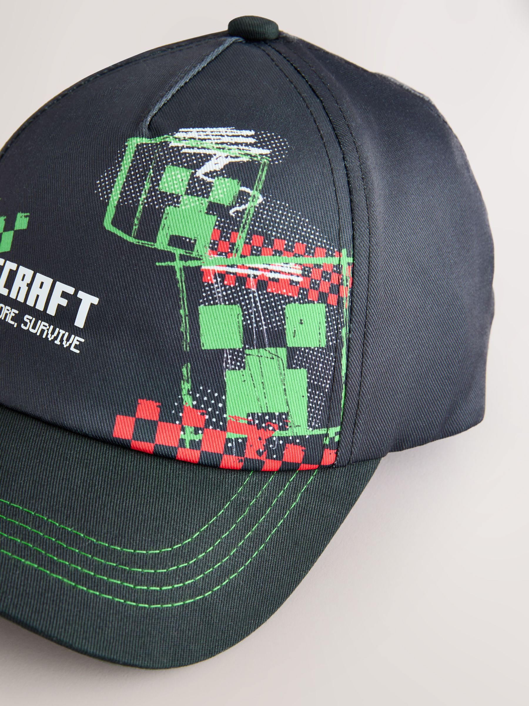 Buy Black Minecraft Cotton Cap (3-16yrs) from Next South Africa